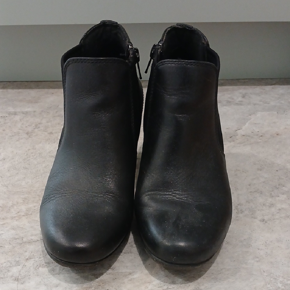 Clarks Black Ankle Booties